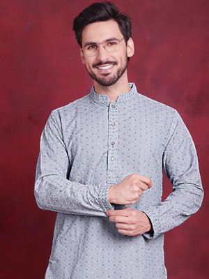 Almora Self Design Kurta, Salwar & Dupatta Set
