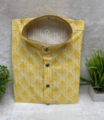 Lazzly Men Embroidered A-line Kurta(Multicolor)