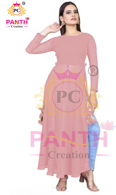 Panth Creation Women Solid A-line Kurta(Multicolor)