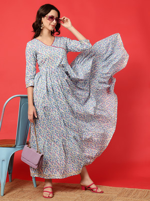 Evika Anarkali Gown(Multicolor)