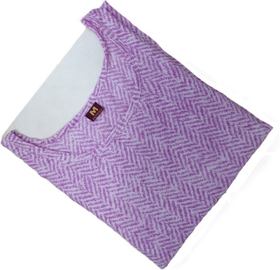 Alpha Fashion Women Self Design A-line Kurta(Blue)