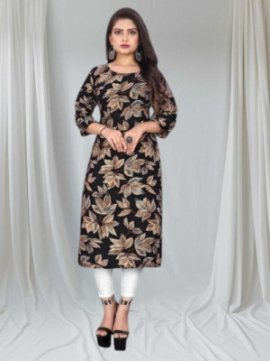 dharmanandan creation Women Printed Flared Kurta(Multicolor)