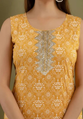 JENYFASHION Women Embroidered Ethnic Dress Kurta(Pink)