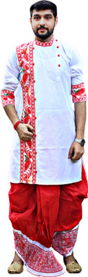 GOURI COLLECTIONS Men Kurta Dhoti Pant Set