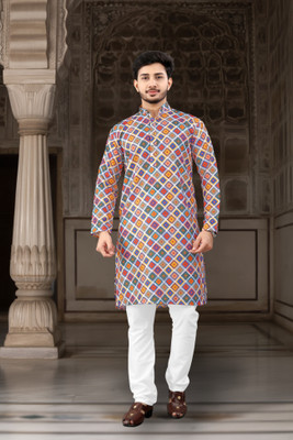 DHASU TRENDZ Men Kurta Pyjama Set