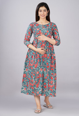 CHHOKRII Flared/A-line Gown(Grey)