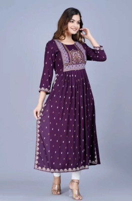 RadhikaKurtis Women Printed A-line Kurta(Multicolor)