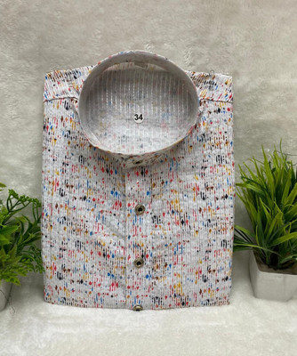 Lazzly Men Embroidered A-line Kurta(Multicolor)