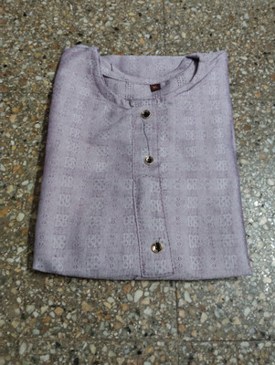 Cipuleyan Women Printed A-line Kurta(Grey)