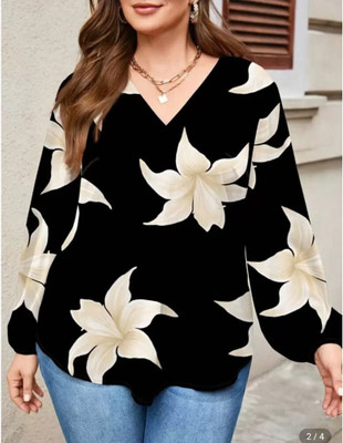 JEW-BB Floral Print Cotton Blend Women Kaftan