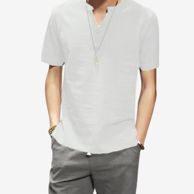 Super Westonn Men Self Design Straight Kurta(White)