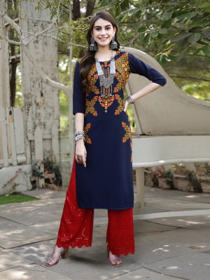 1 Stop Fashion Women Printed A-line Kurta(Multicolor)