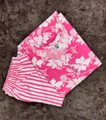 Subhan Textiles Women Printed A-line Kurta(Pink)