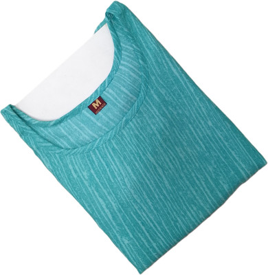 DB COLLECTION Women Printed A-line Kurta(Light Blue)