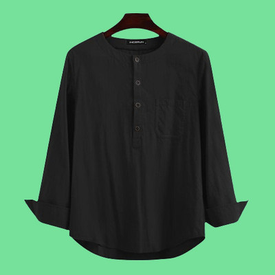 ZAKOD Men Solid Straight Kurta(Black)
