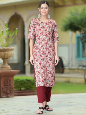 Moda Rapido Men Solid Straight Kurta(Multicolor)