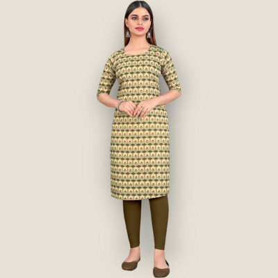 PARADISE PRINTS Women Printed Flared Kurta(Multicolor)