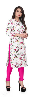SHLOCK CREATION HUB Women Printed A-line Kurta(Multicolor)