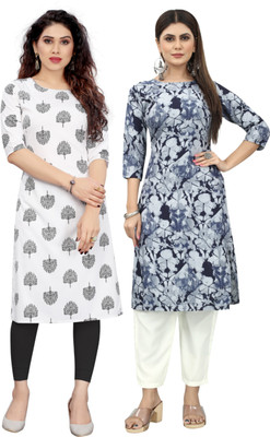 MARIDI FASHION Women Self Design Straight Kurta(Multicolor)