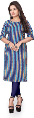 TITHIGARMENT Women Printed A-line Kurta(Multicolor)