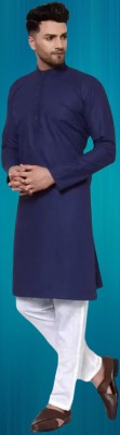 Rajendra Hub Men Solid Straight Kurta(Multicolor)