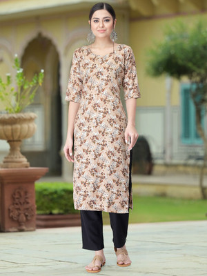 Moda Rapido Women Printed A-line Kurta(Multicolor)