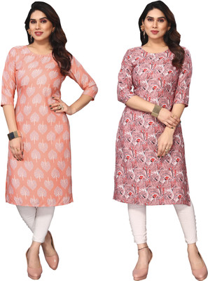 Women Printed Kurta(Multicolor)
