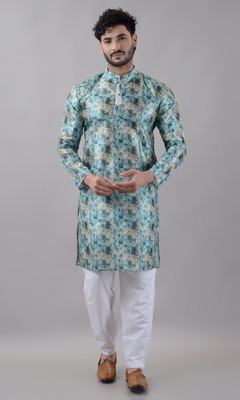 VILLAIN Men Kurta Pyjama Set
