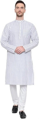 Sanju collections Men Striped Straight Kurta(Multicolor)