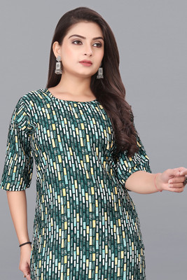 HARISH TEXTILE Women Printed A-line Kurta(Multicolor)