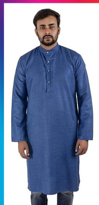 Errcs Men Solid A-line Kurta(Multicolor)