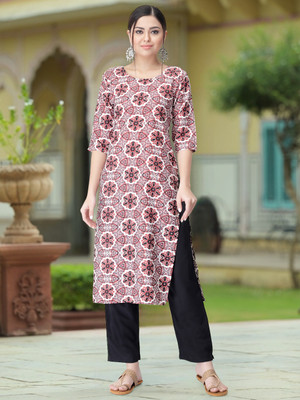 Moda Rapido Women Printed A-line Kurta(Multicolor)