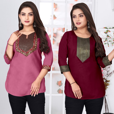 FSR Women Printed A-line Kurta(Multicolor)