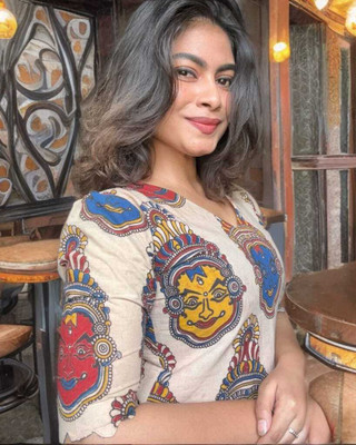 JEENYCREATION Women Printed Straight Kurta(Multicolor)