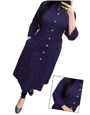 Maa Meladi Creation Women Solid Anarkali Kurta(Multicolor)