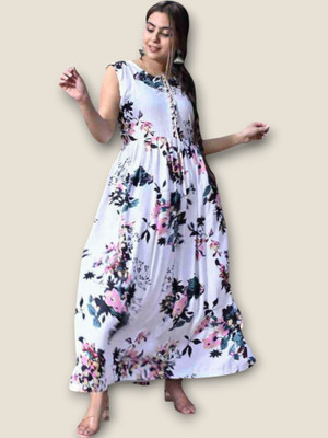 NEW APPARELS Women Printed Anarkali Kurta(Multicolor)