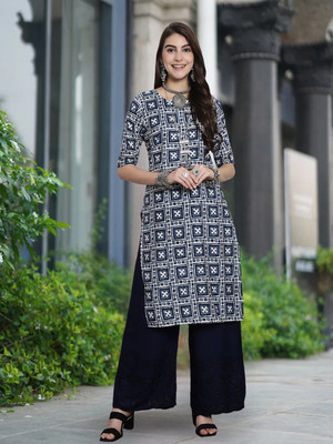 Moda Rapido Women Solid A-line Kurta(Multicolor)