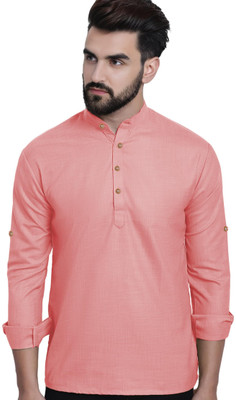 Navkanj Men Solid Straight Kurta(Multicolor)