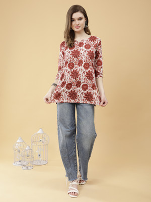 ZubyDuby Casual Printed Women Multicolor Top