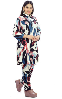 Ayukti Women Printed Kaftan Kurta(Multicolor)
