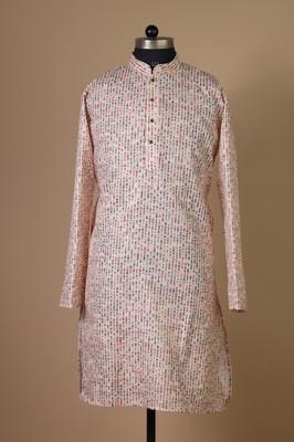 MOXTE Men Printed Straight Kurta(Multicolor)