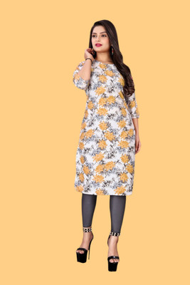 Tulsii Fab Women Printed Anarkali Kurta(Multicolor)