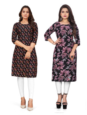 SUMITA SAREE Women Printed A-line Kurta(Multicolor)