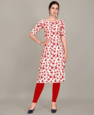 HouseOfCommon Women Floral Print A-line Kurta(Multicolor)