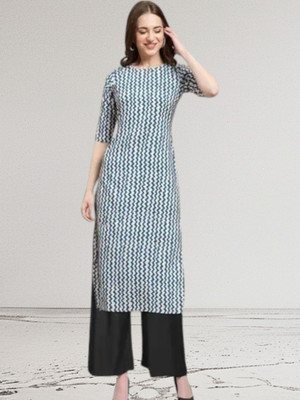 Dhrutiivaste Women Printed Straight Kurta(Multicolor)