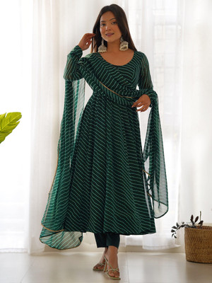 arlima Anarkali Gown(Green)