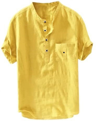 ZAKOD Men Solid Straight Kurta(White)