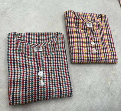 SARET Women Floral Print A-line Kurta(Multicolor, Yellow)