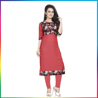 Nevty Women Printed Straight Kurta(Multicolor)