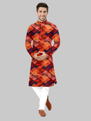 DHASU TRENDZ Men Solid Straight Kurta(Multicolor)